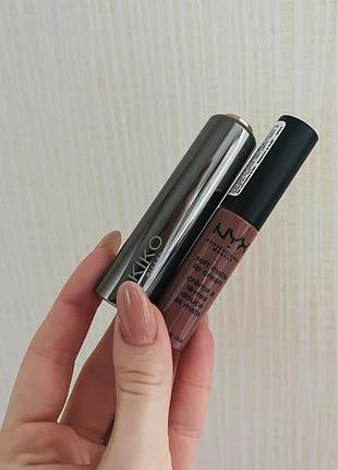 Набір помад kiko godsammer emotion nyx softmatte lip cream