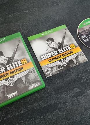 Диск sniper elite iii ultimate edition (xbox one)