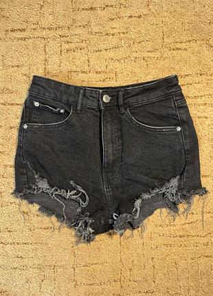 Нові джинсові шорти zara (оригінал, з бірками) — розмір xs / eur 34