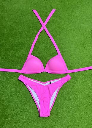 Купальник жіночий pink victoria’s secret рожевий m