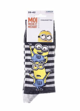 Носки minion groupe темно-серый дит 39-42