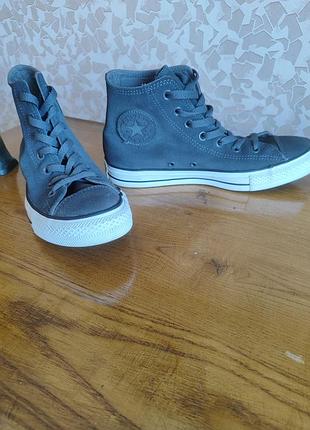 Нові замшеві кеди converse chuck taylor all star (оригінал!!!) розмір 39,(24.5-25см)(унісекс)