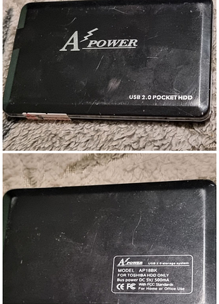 Внешний ide-50-pin hdd 1.8 40 гб a-power ap18bk (toshiba mk4006gah) 3.33-3.56/13.7-18.3 жесткий диск тошиба miniusb mini-usb