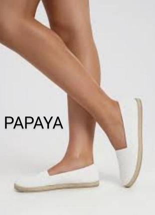 Нові балетки бренду papay верх натуральна котонова пршвa  uk  4   eur 37