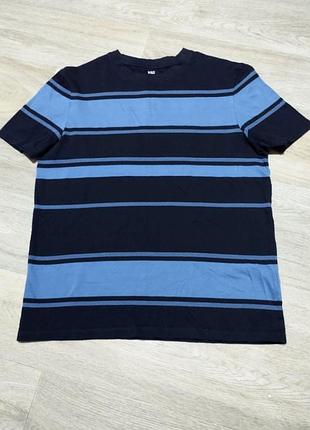 Чоловіча футболка m&amp;s, розмір м regular fit, 100% бавовна, dark navy