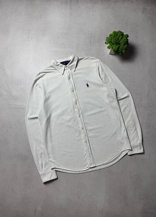 Сорочка біла чоловіча polo ralph lauren оригінал преміальна