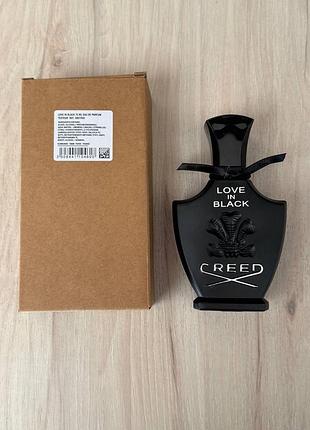 Creed love in black [tester] 75 ml тестер оригинала
