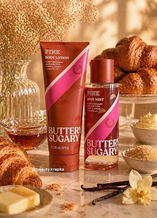 Подарунковий набір спрей міст лосьйон вікторія сікрет victoria’s secret buttery sugary