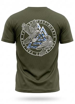 Tactical t-shirt selion runes oliva