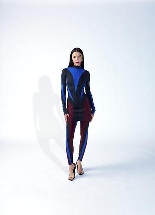 Сукня міні mugler x h&m 5