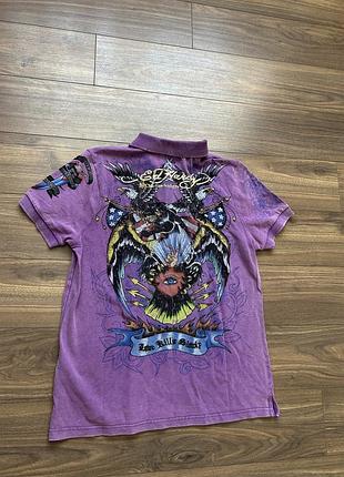 Чоловіча футболка поло ed hardy