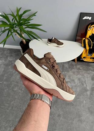 Кроссовки puma park lifestyle brown