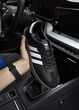 Чоловічі кросівки adidas samba чорні