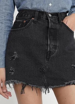 Levi's premium jeans юбка джинсовая р.25