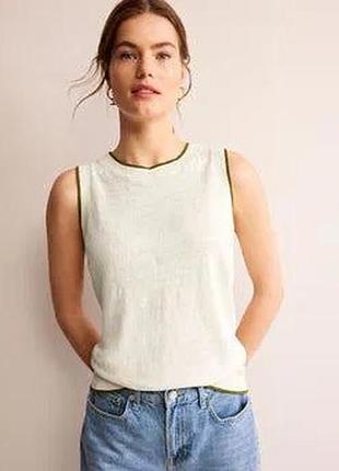 Фірмова льняна майка boden maggie linen tank
