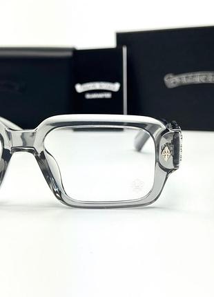 Очки chrome hearts широкие