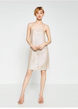 Идеальное, легкое платье от zara на с