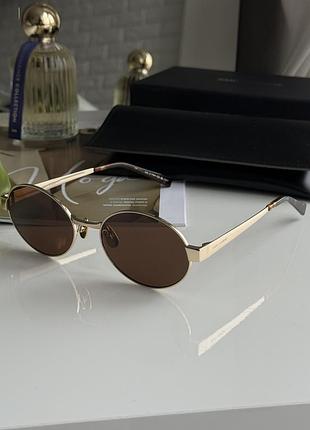 Очки saint sl 692 002 laurent brown/gold m