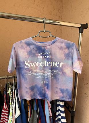 Футболка ariana grande sweetener tie dye