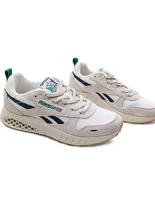 Мужские кроссовки reebok classic leather hexalite beige