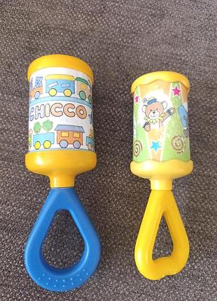 Погремушки chico, бряскалки играют разными мелодиями