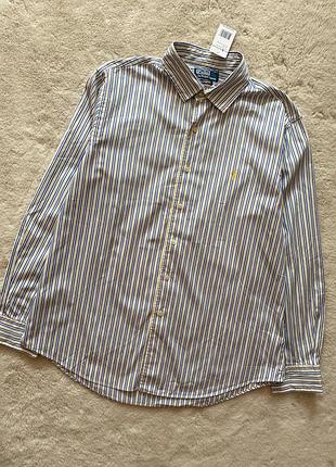Polo ralph lauren чоловіча сорочка, сорочка в смужку, рубашка