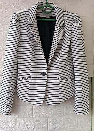 Женский пиджак в полоску h&amp;m