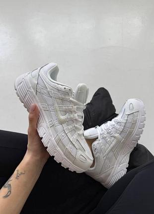 Жіночі кросівки nike p-6000 white  жеские кросовки п 6000 белые