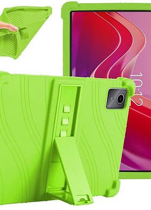 Противоударный силиконовый чехол для планшета lenovo idea tab 11 2025 tab k11 gen 2 /xiaoxin pad 11 2025 tb-336zu tb-336fu tb-335fc салатовый / green