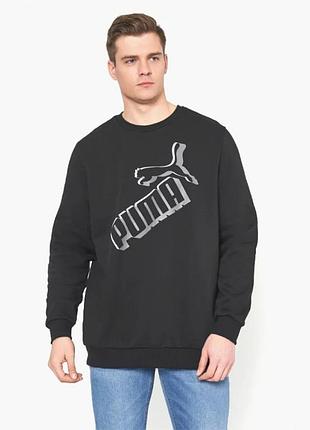 Кофта puma essentials+ big logo crew 84986301 (оригінал) 84986301