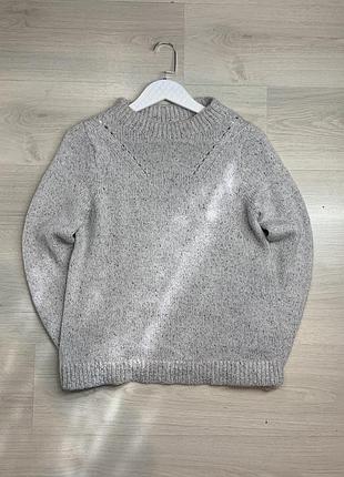 Жіночий чудовий светр tommy hilfiger з мохером теплий м’який в’язаний брендовый джемпер розмір s / ua 42–44 стильний базовий casual