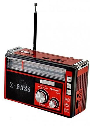 📻 радиоприемник golon rx-382 с mp3, usb и фонариком 🔦
