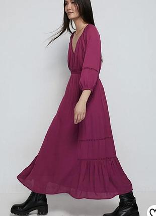 Новое платье 👗 фуксия большого размера