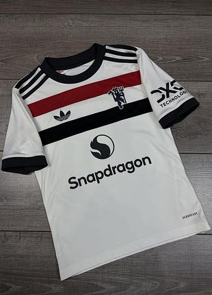 Оригінальна футбольна футболка джерсі adidas manchester united 24/25 third jersey kids