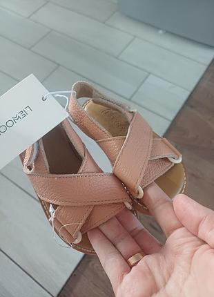Босоніжки lewood з натуральної шкіри 21 р.