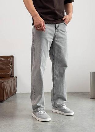 Чоловічі джинси baggy в сірому кольорі
