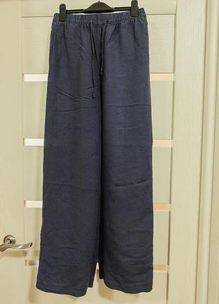 Летние льняные брюки h&amp;m