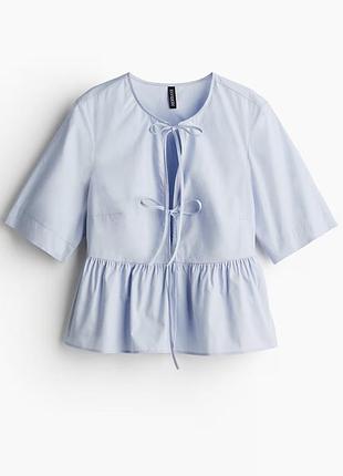 Поплиновий топ h&m p.s