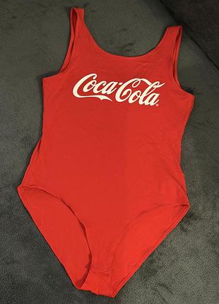 Жіноче червоне боді coca cola