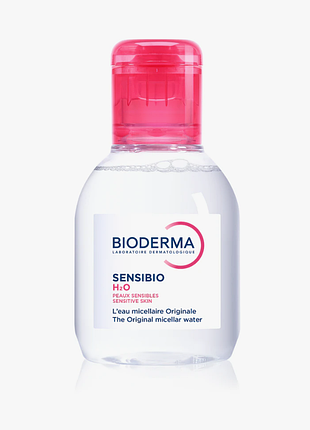 Bioderma sensibio h2o мицеллярная вода для чувствительной кожи, 100 мл