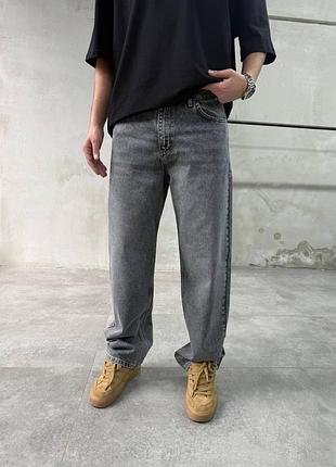 Чоловічі джинси baggy в сірому кольорі