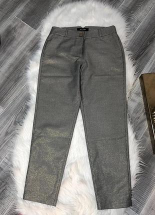 Вишукані брендові брюки жіночі salsa jeans гусяча лапка люрекс