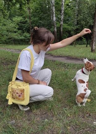 Сумка в'язана літня ручна робота