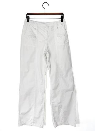 Білі штани з еластичним поясом h&m
