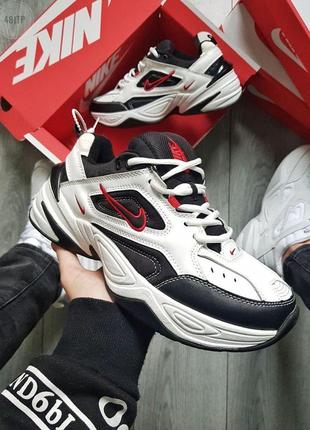 Мужские кроссовки найк монарх nike monarch black white red