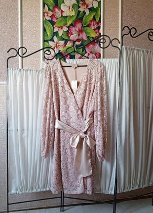 Неймовірно красиве ажурне плаття з паєтками на запах jenny packham.