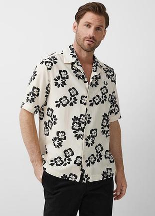 Оригінальна сорочка шведка fred perry hawaiian flower cabana shirt