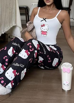 Бавовняні штани hello kitty