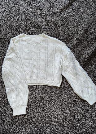 Вʼязаний кроп светрик candy couture
