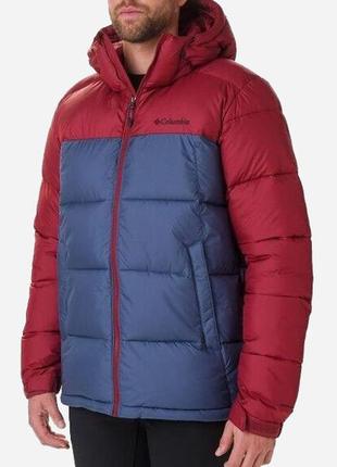 Куртка columbia pike lake hooded jacket o0020479  синьо-бордова6 фото